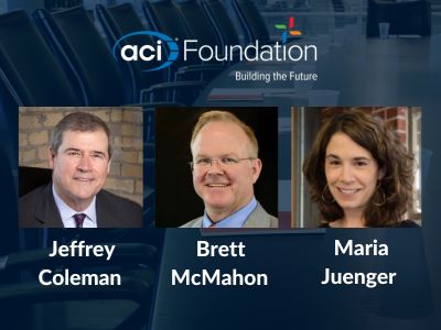 ACI Foundation Announces New Trustees and Re-election of the Chair of Trustees